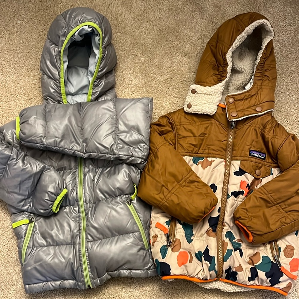 Kids Patagonia coats x 2!